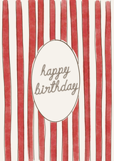 Red Stripe Birthday